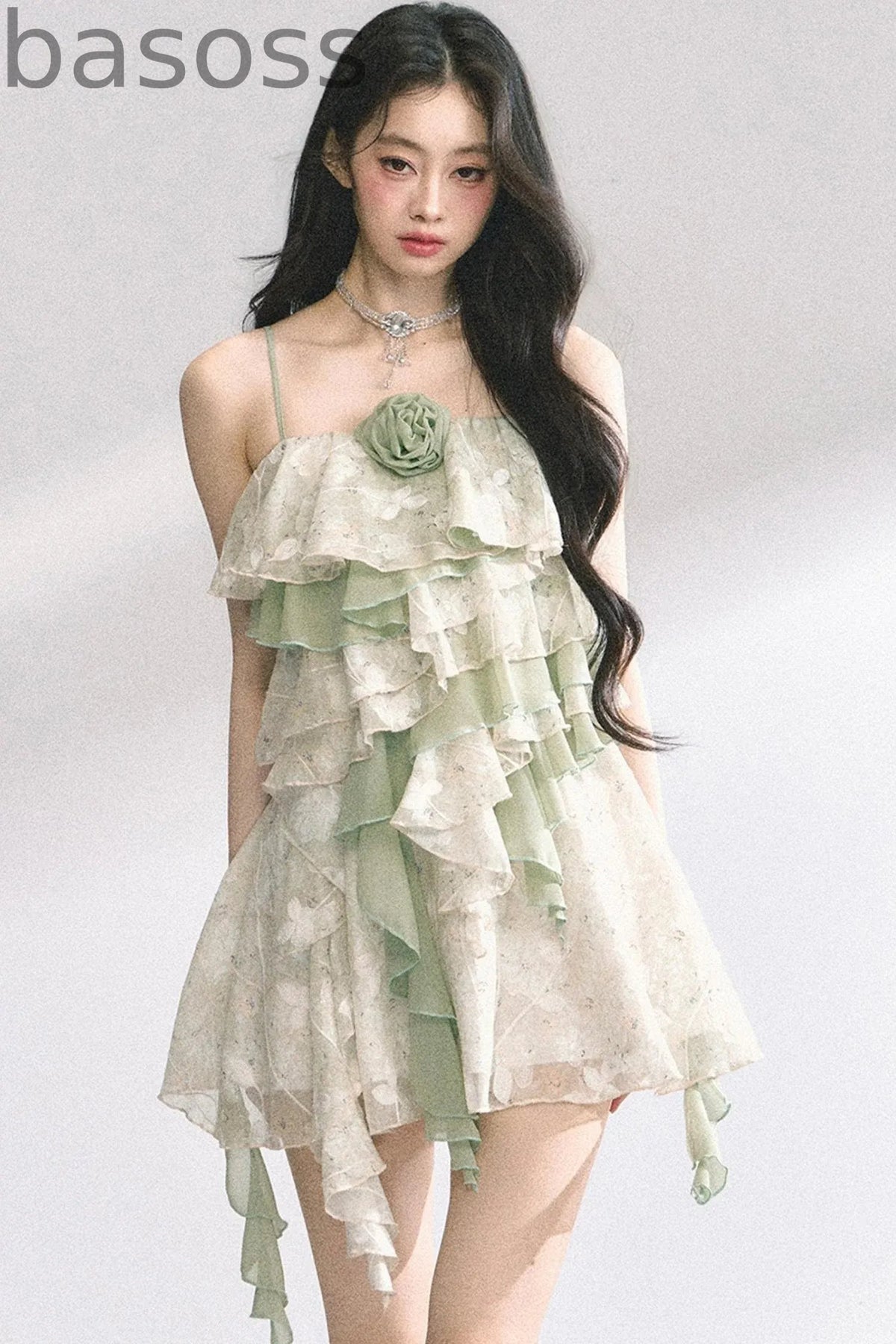 One-Shoulder Lace Dress