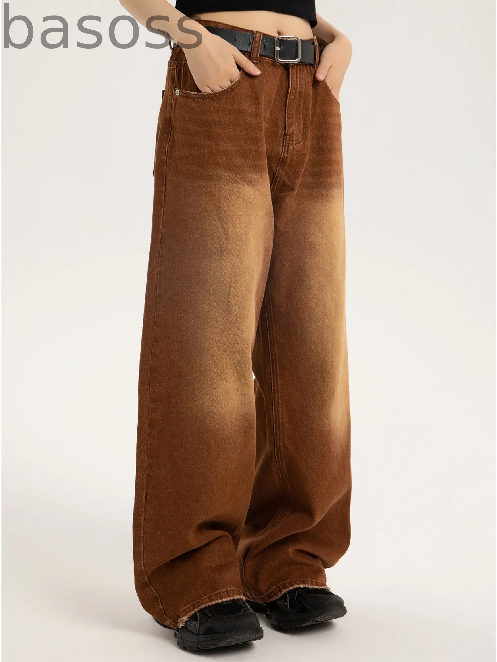 Vintage Loose Straight Wide Jeans