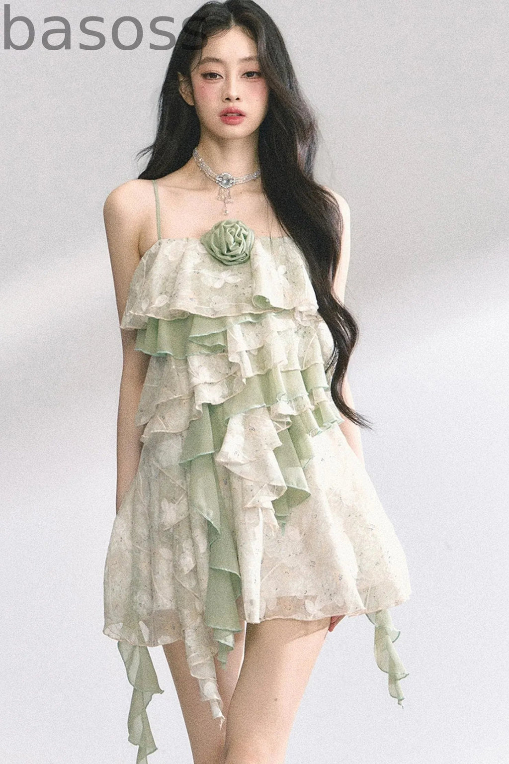 One-Shoulder Lace Dress