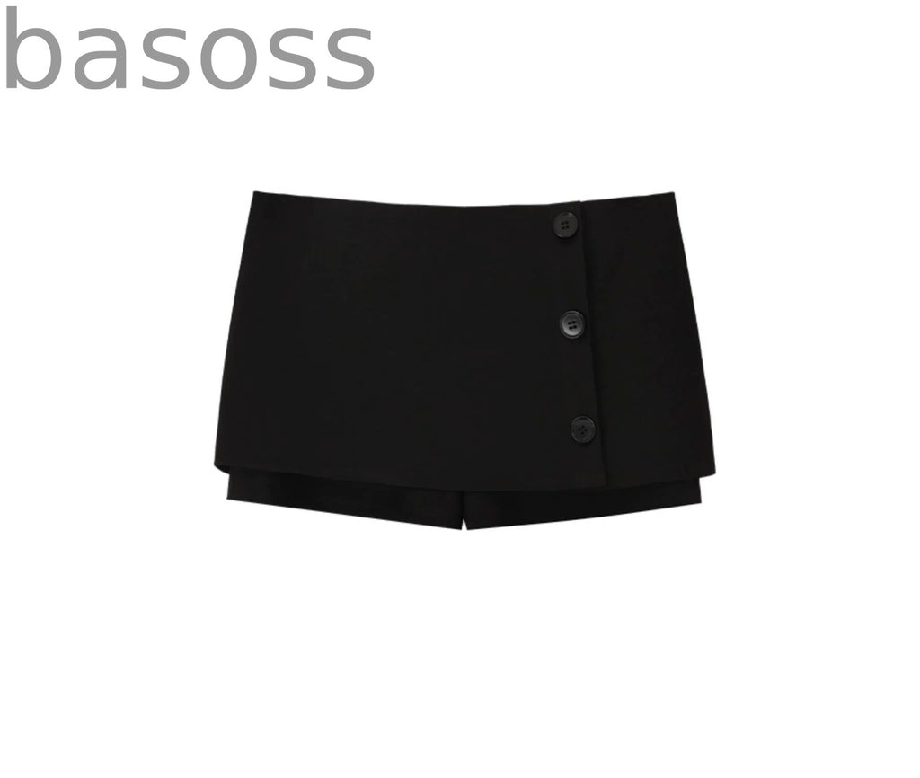Halter Button Skirt