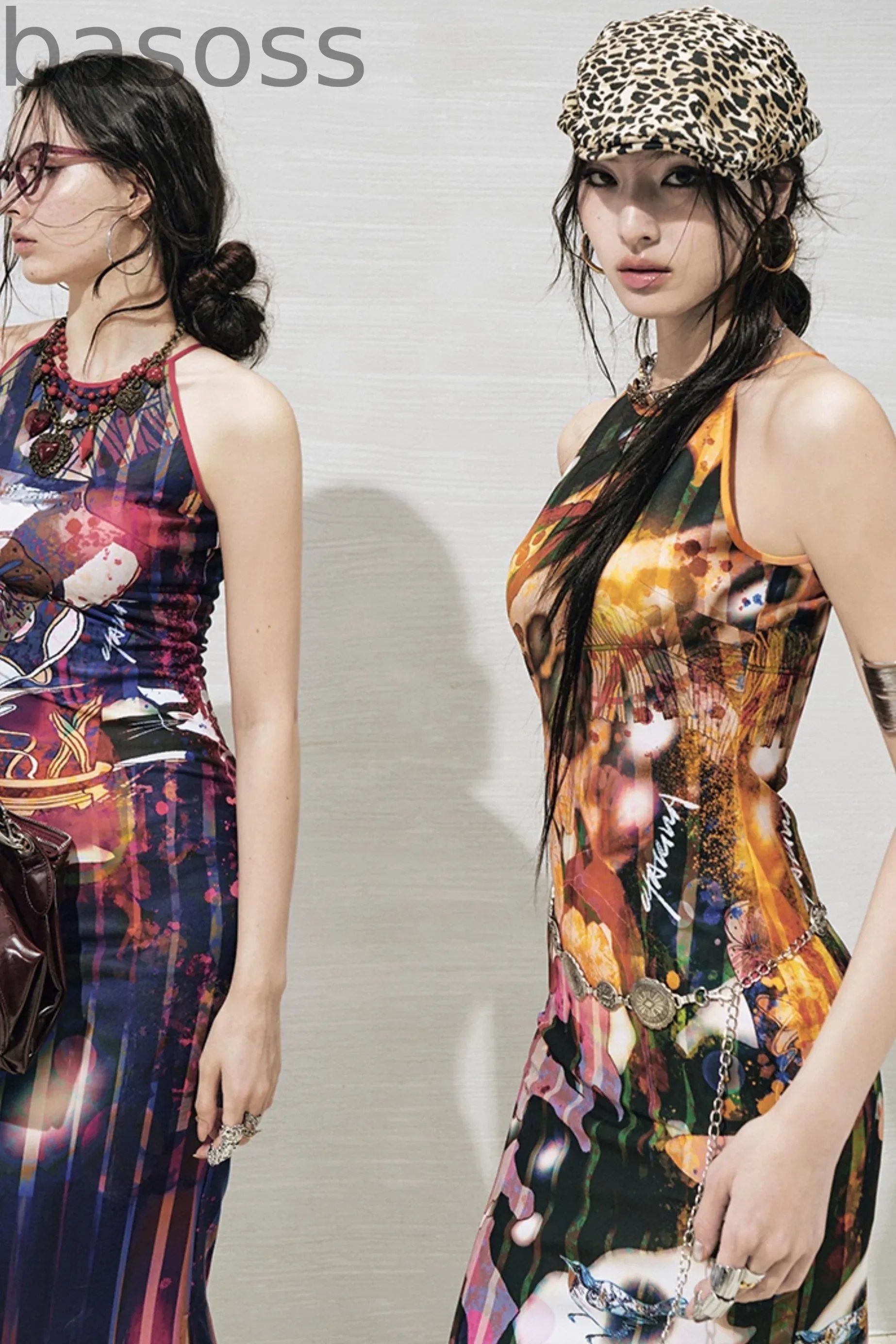 Botanical Slit Dress