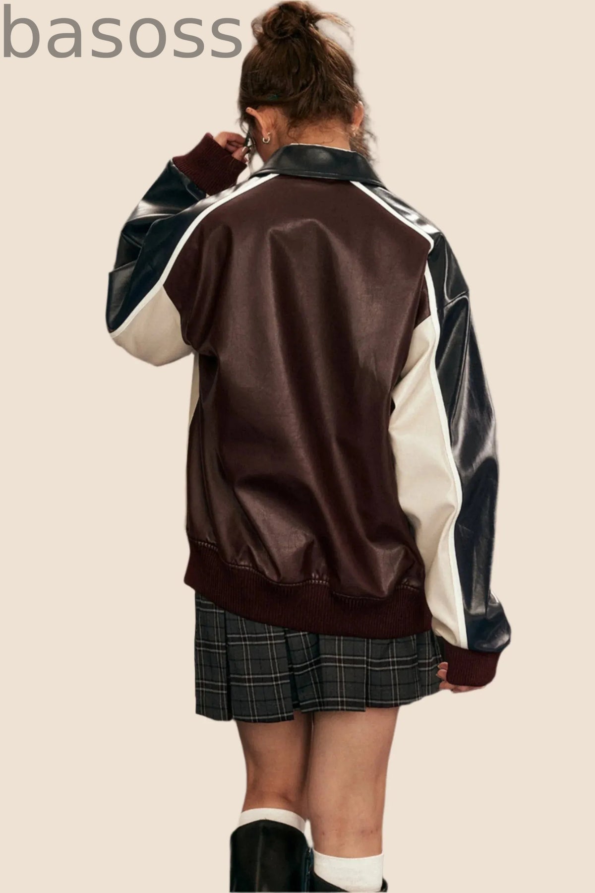 Vintage Dropped Sleeve Biker Jacket