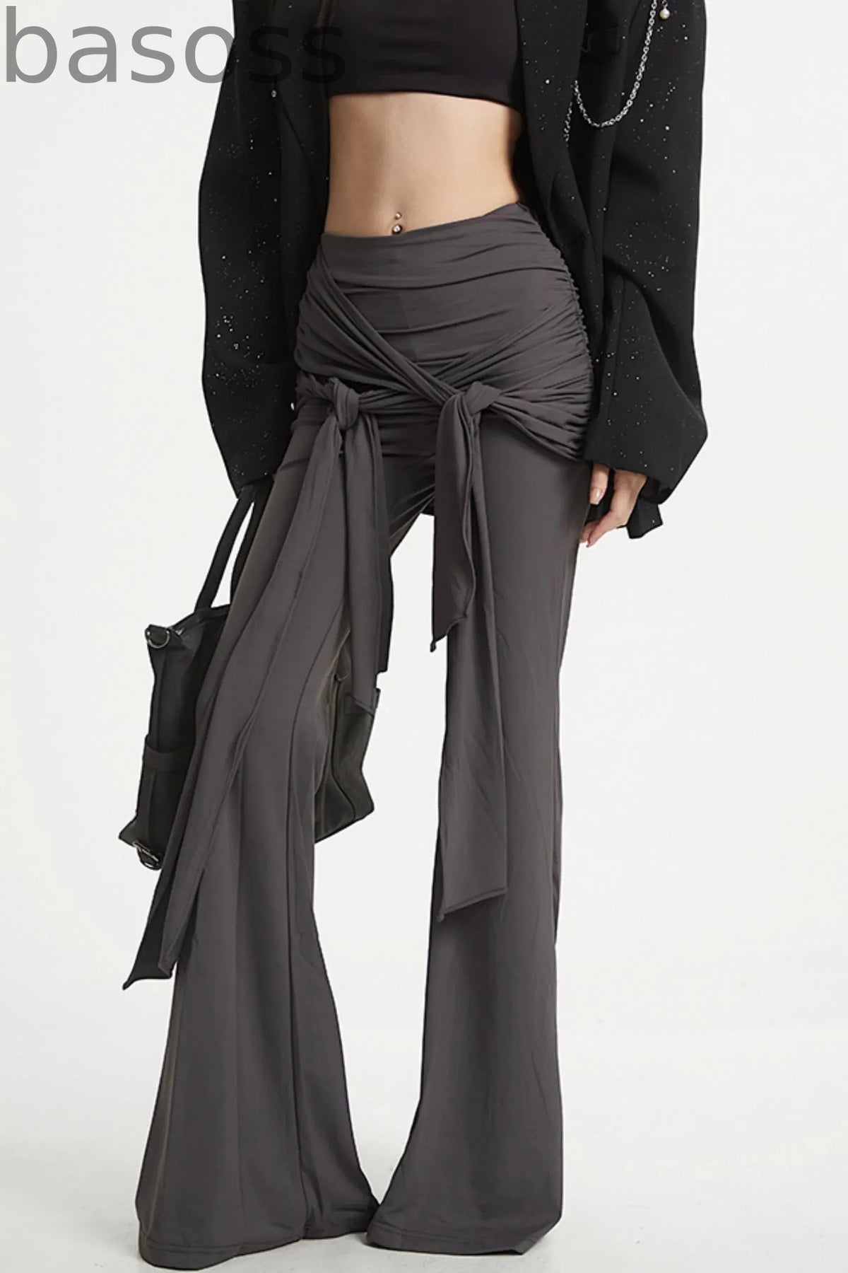 Strappy Flared Pants