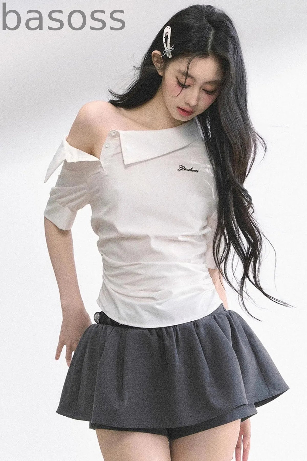 Slim White Tee