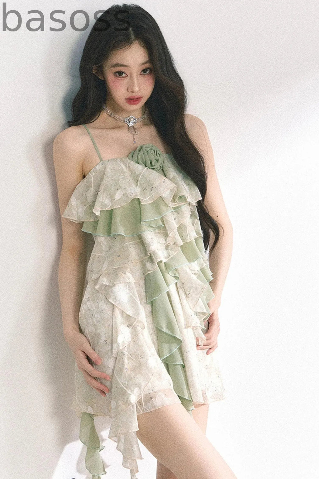 One-Shoulder Lace Dress