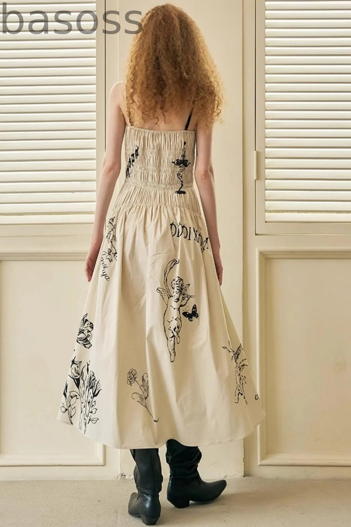 Waist Maxi Dress