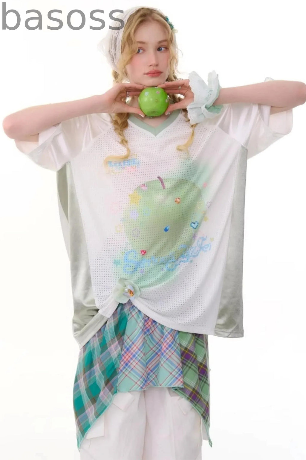 Summer Apple Print Tee