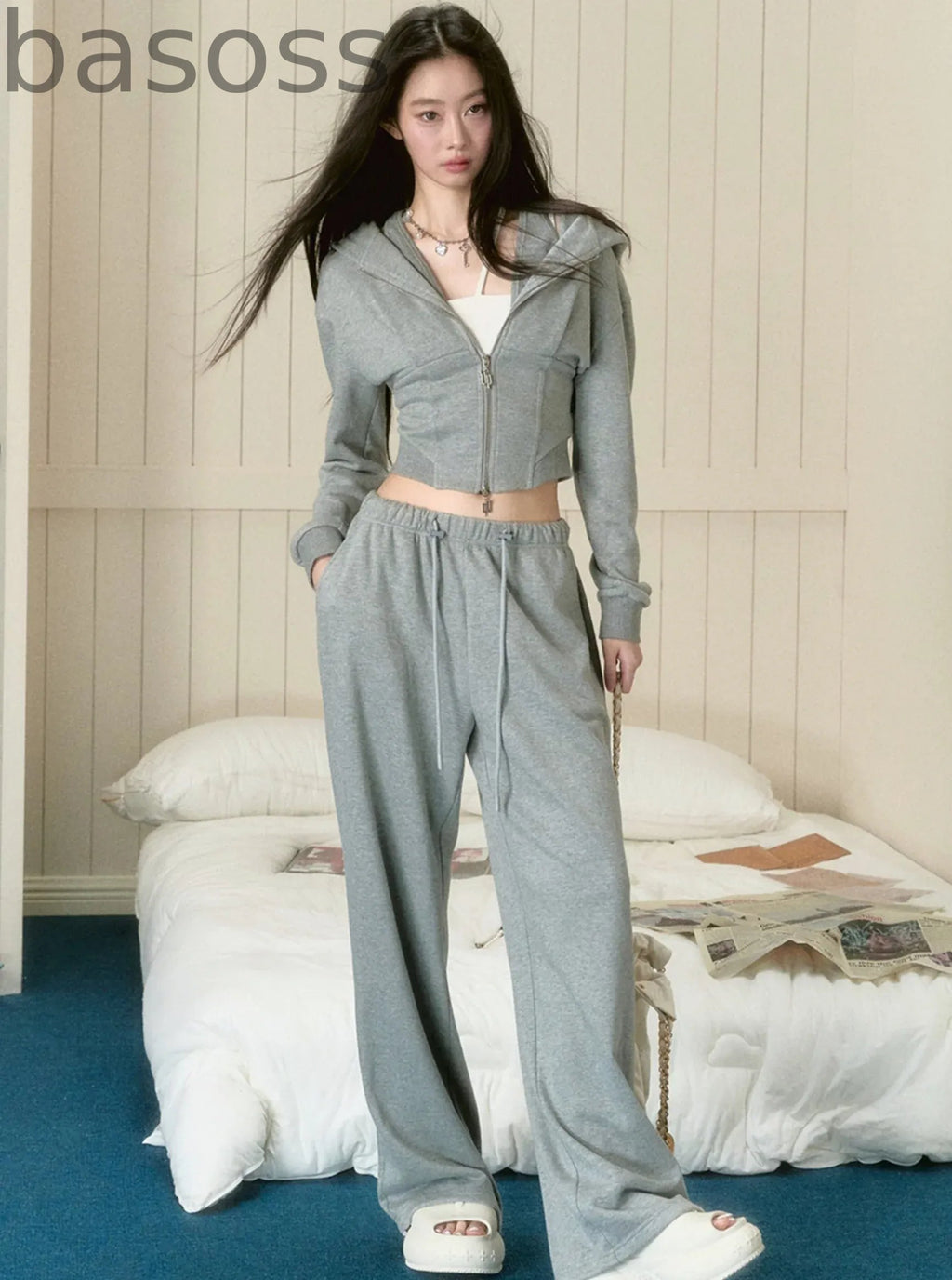 Autumn Hooded Two-Piece Set-Up
