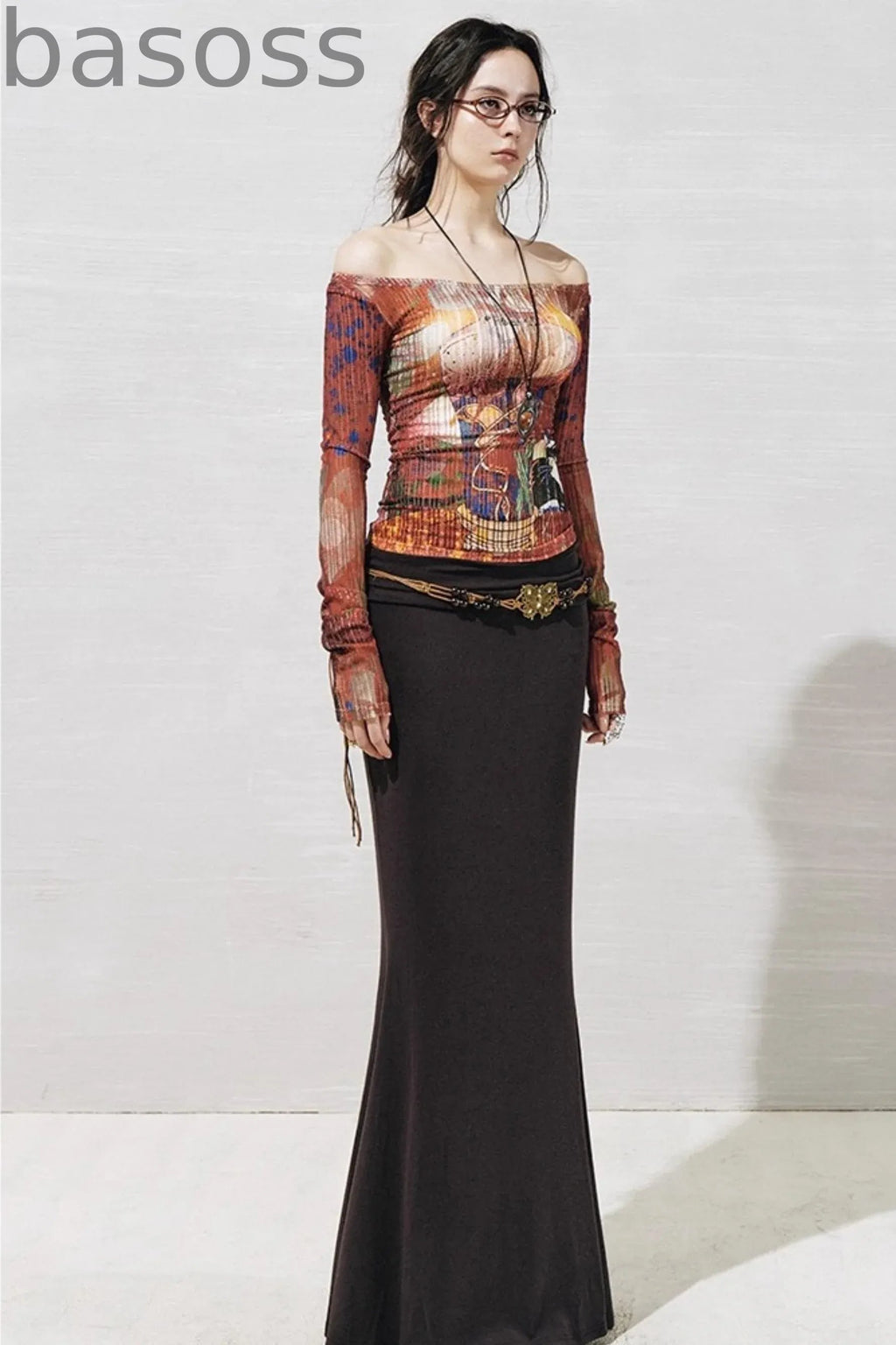 Floral One-Shoulder Base Layer