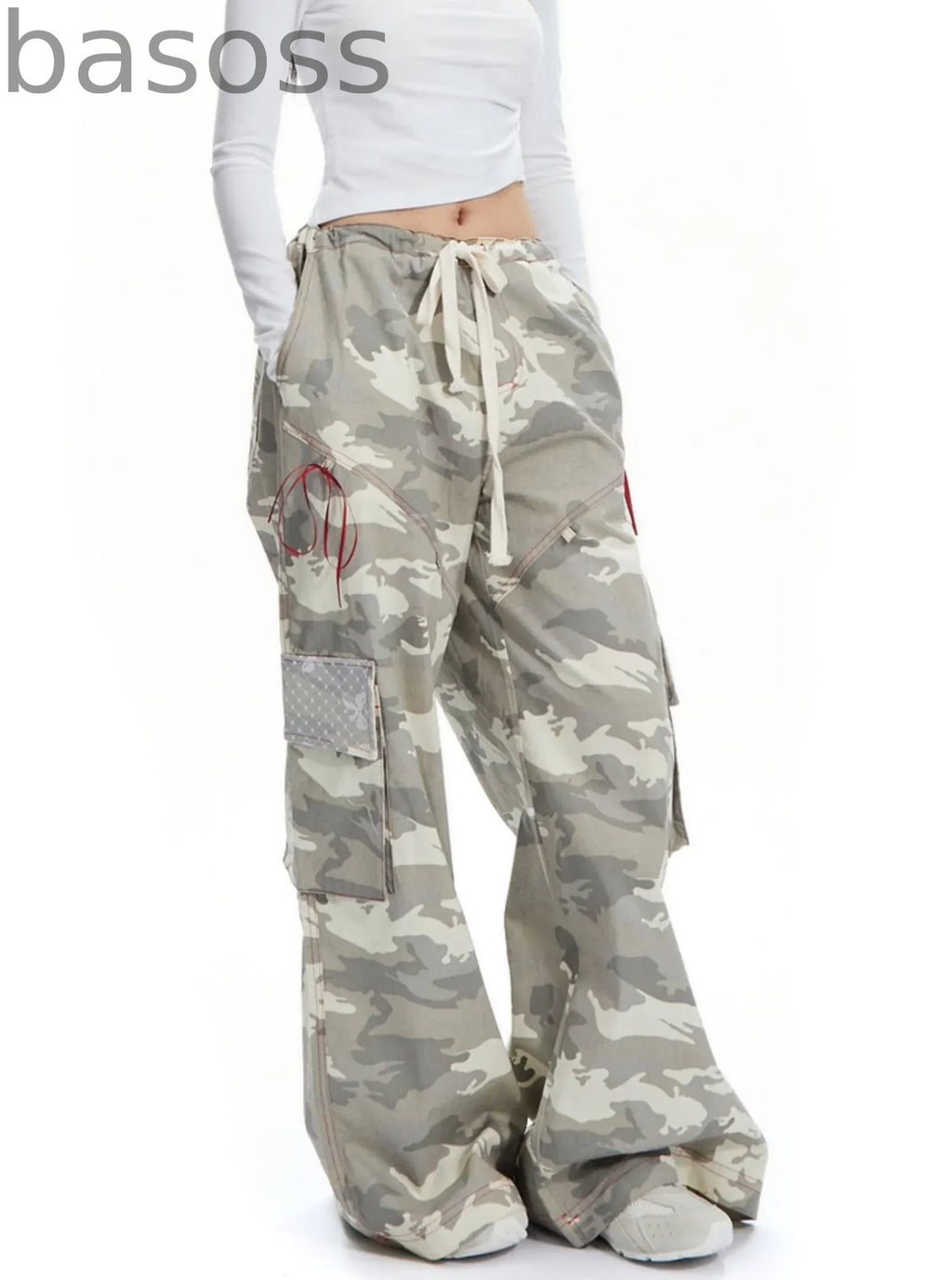 American Vintage Print Cargo Pants