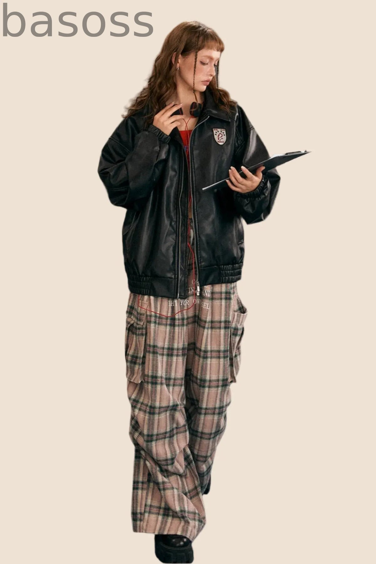 American Retro PU Biker Jacket