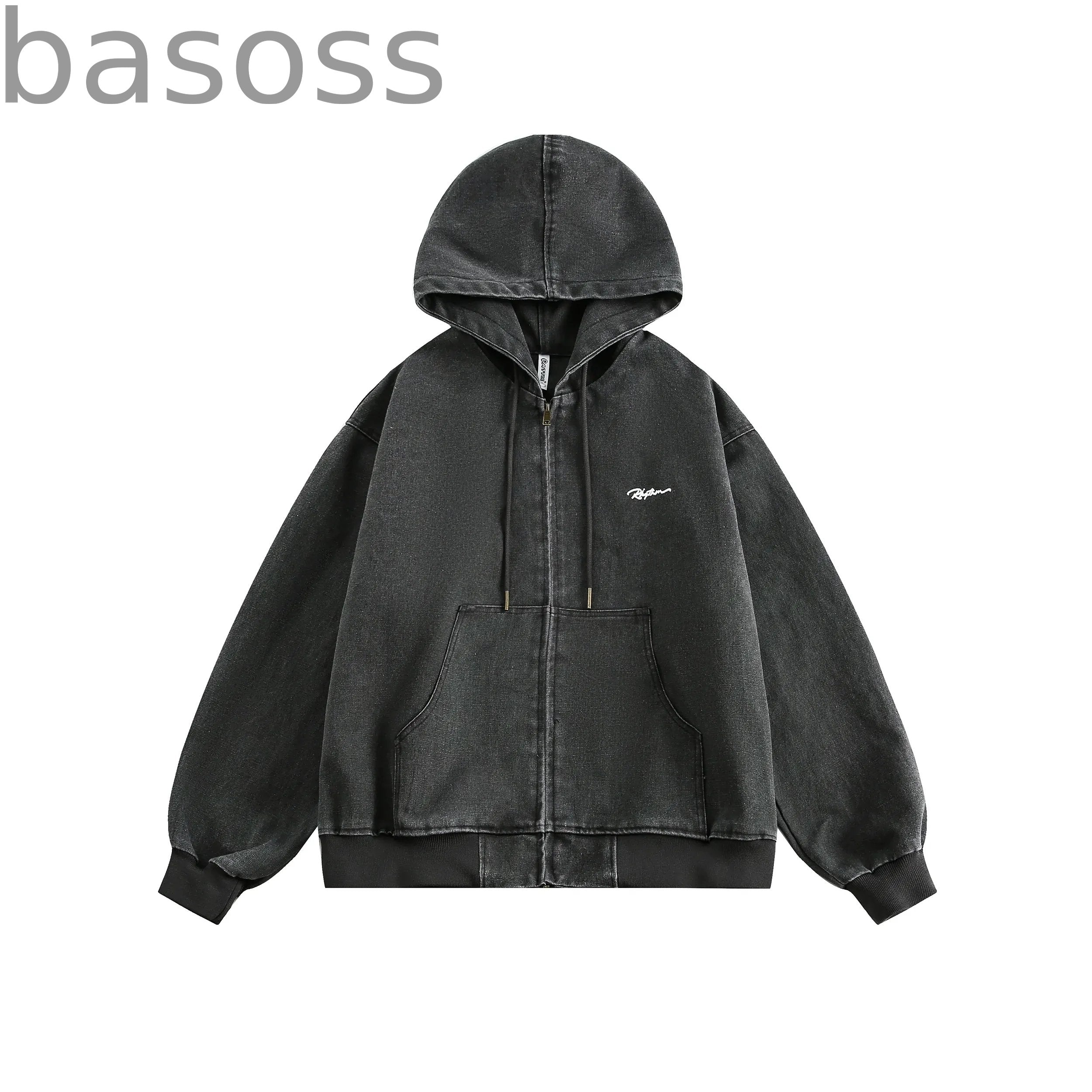 Hooded Retro Distressed Jacket