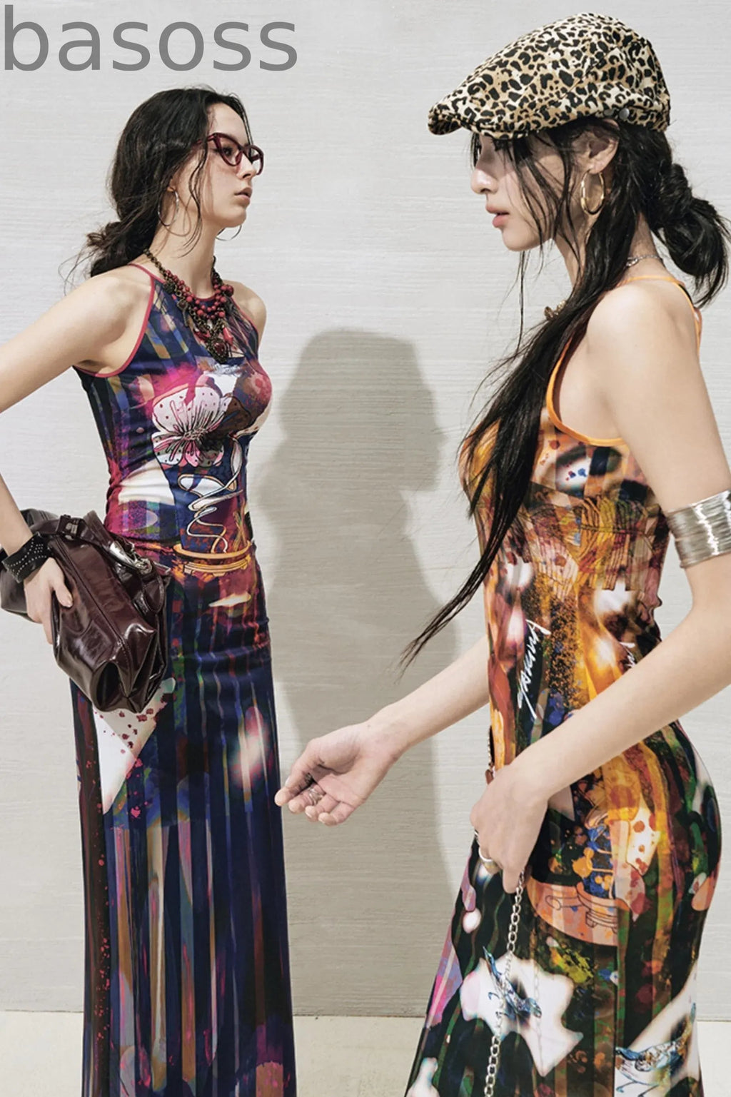 Botanical Slit Dress