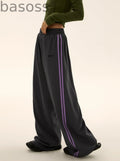 Double Line Loose Sports Pants