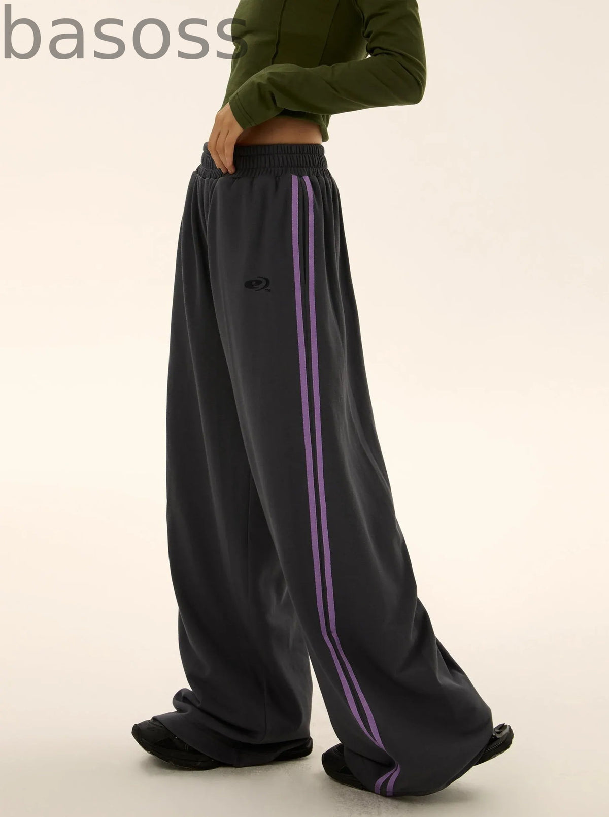 Double Line Loose Sports Pants