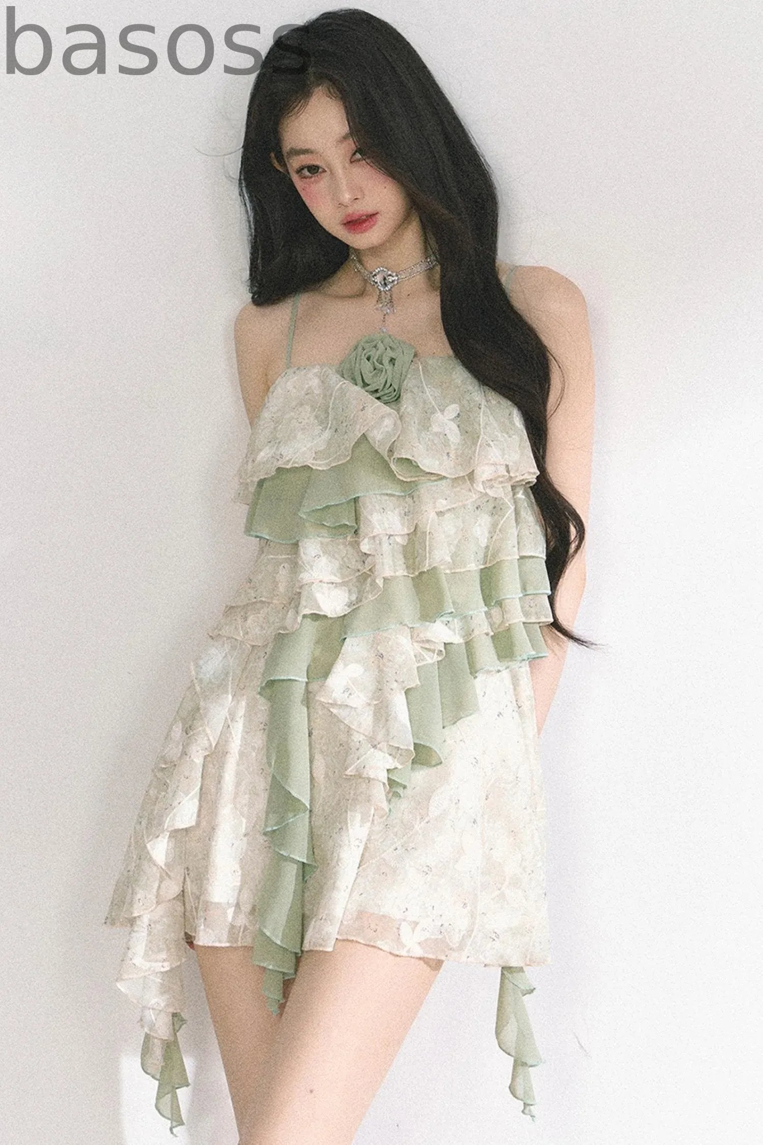One-Shoulder Lace Dress