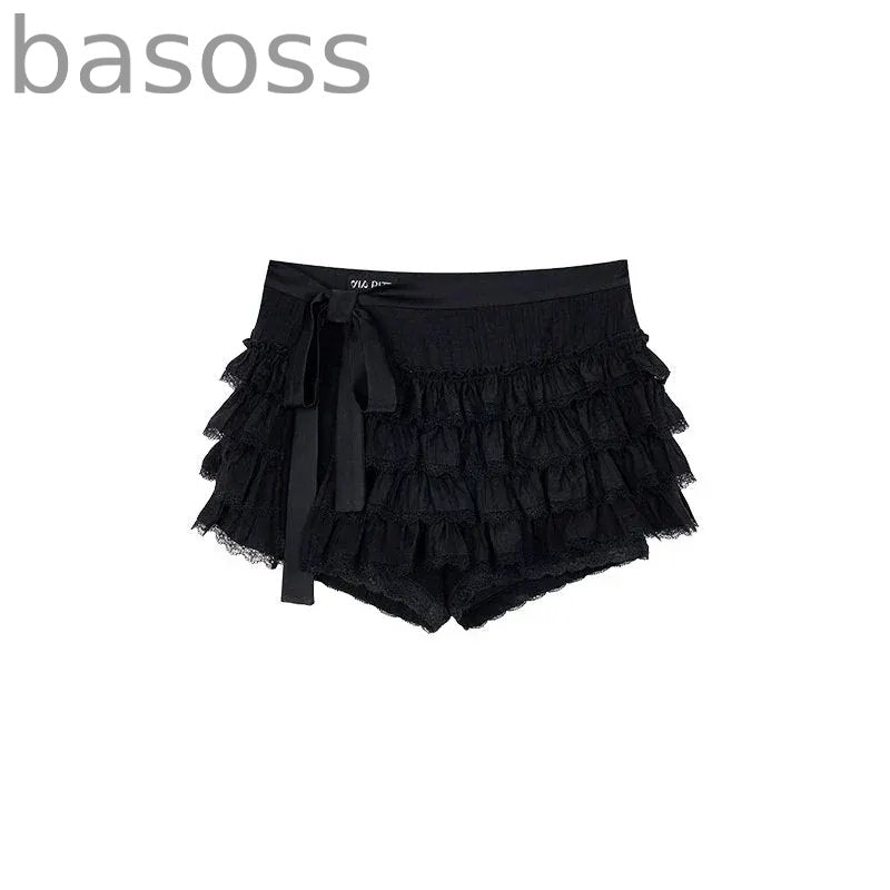 Industrial Strap Bow A-Line Skirt Set