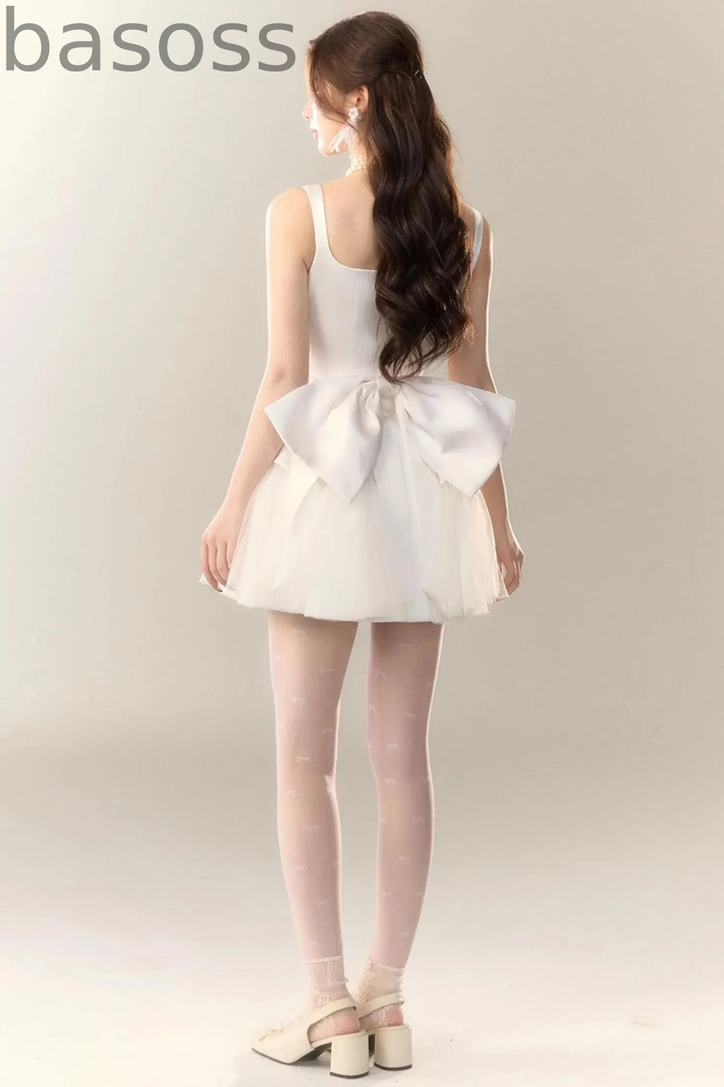 Swan Dance Mesh Panelled Slip Dress