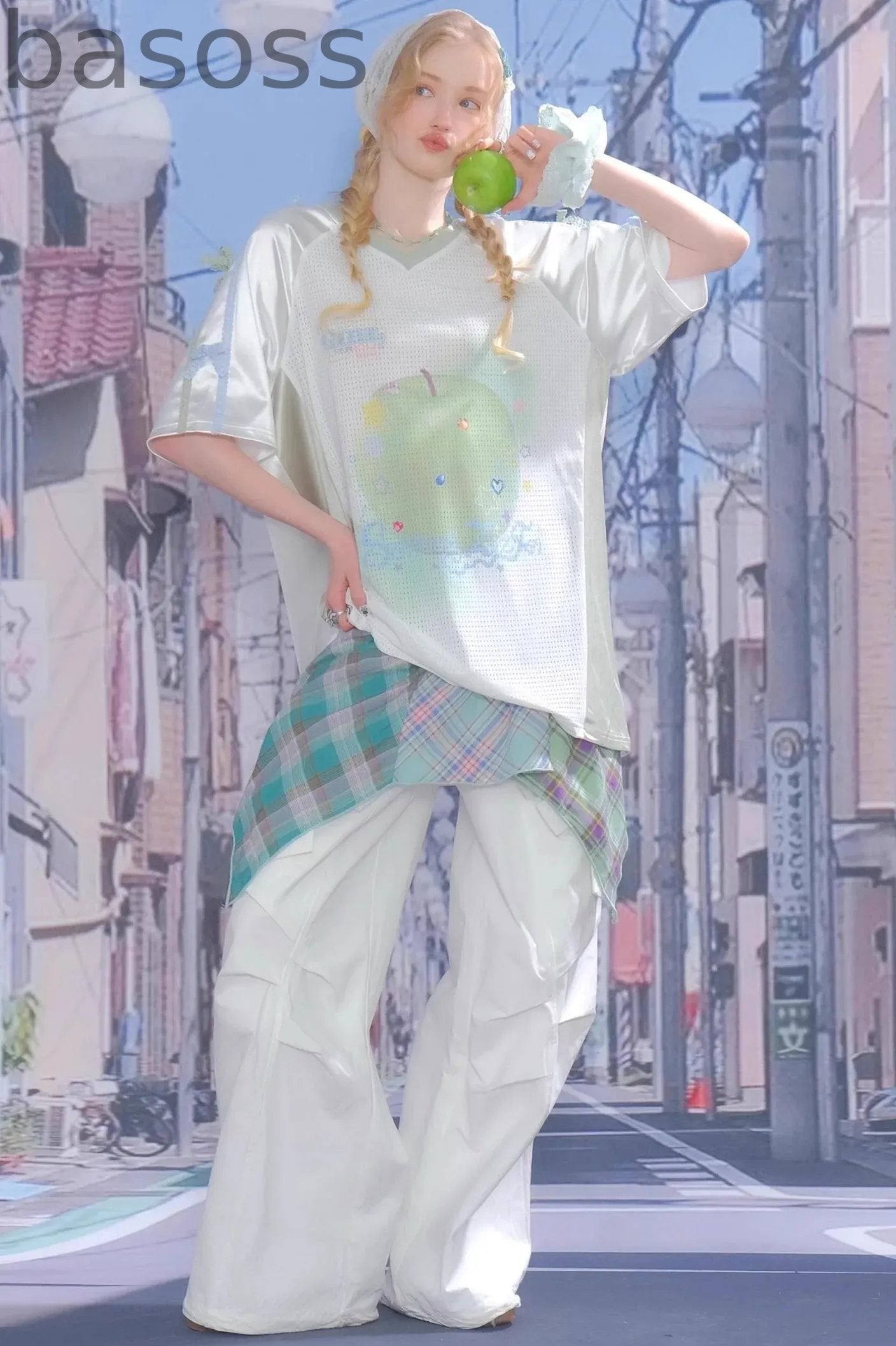 Summer Apple Print Tee