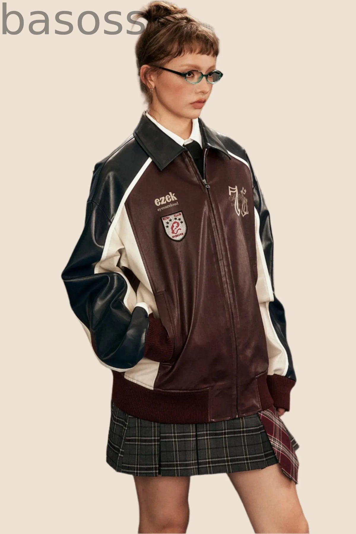 Vintage Dropped Sleeve Biker Jacket